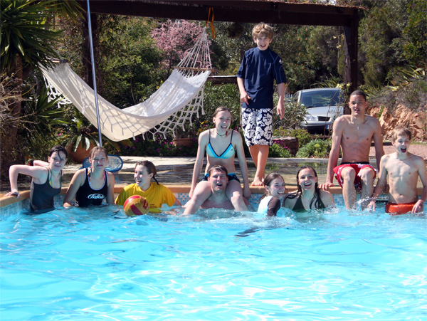 
Die Teilnehmer des Trainingslagers in Saint Raphael
